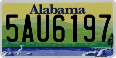 AL license plate 5AU6197