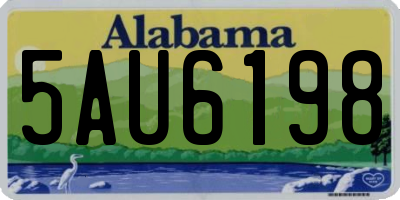AL license plate 5AU6198