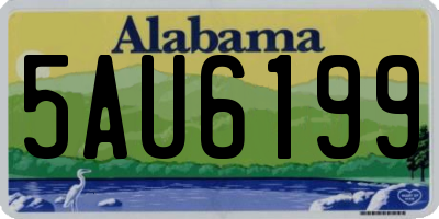 AL license plate 5AU6199