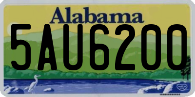 AL license plate 5AU6200