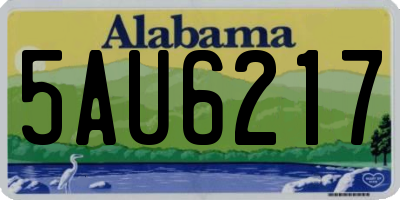 AL license plate 5AU6217