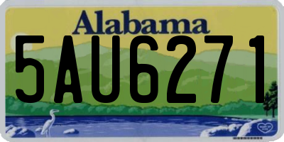 AL license plate 5AU6271
