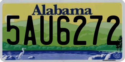 AL license plate 5AU6272