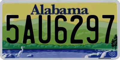 AL license plate 5AU6297