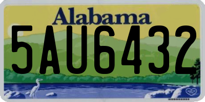 AL license plate 5AU6432