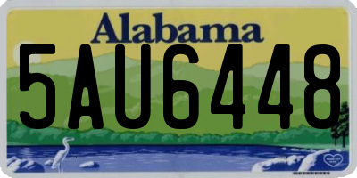 AL license plate 5AU6448