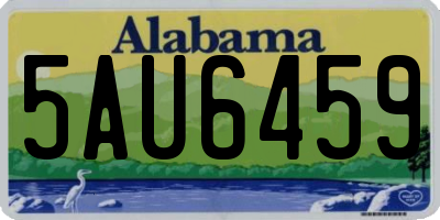 AL license plate 5AU6459