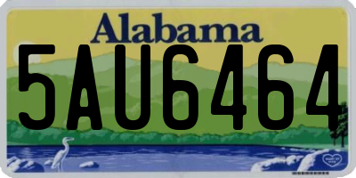 AL license plate 5AU6464