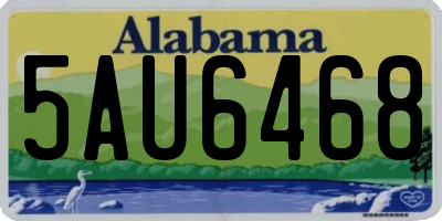 AL license plate 5AU6468
