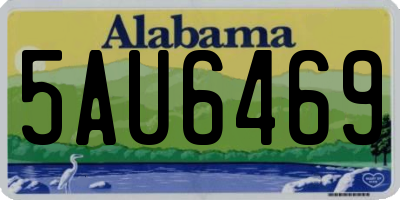 AL license plate 5AU6469