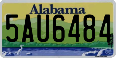 AL license plate 5AU6484