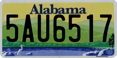 AL license plate 5AU6517