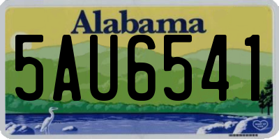 AL license plate 5AU6541