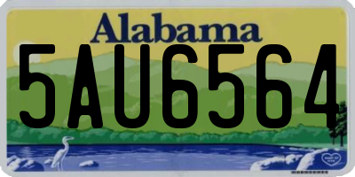 AL license plate 5AU6564