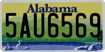 AL license plate 5AU6569