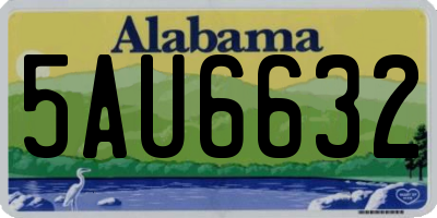 AL license plate 5AU6632
