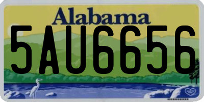 AL license plate 5AU6656