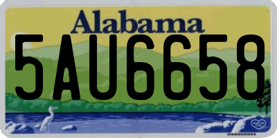 AL license plate 5AU6658