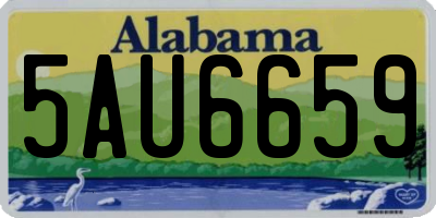 AL license plate 5AU6659