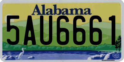 AL license plate 5AU6661