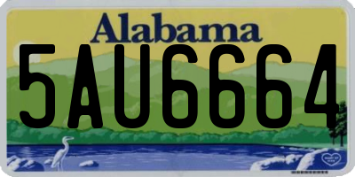 AL license plate 5AU6664