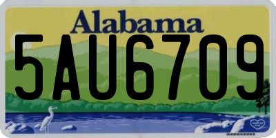 AL license plate 5AU6709