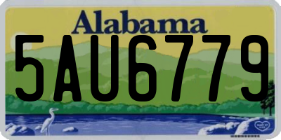 AL license plate 5AU6779