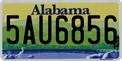 AL license plate 5AU6856