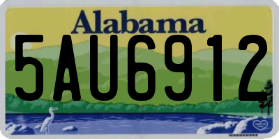 AL license plate 5AU6912