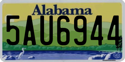 AL license plate 5AU6944