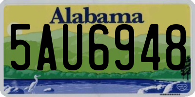 AL license plate 5AU6948
