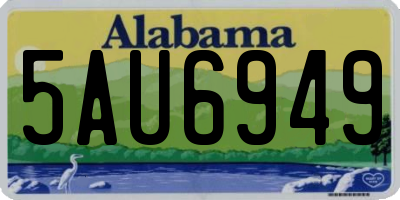AL license plate 5AU6949
