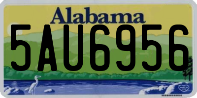 AL license plate 5AU6956
