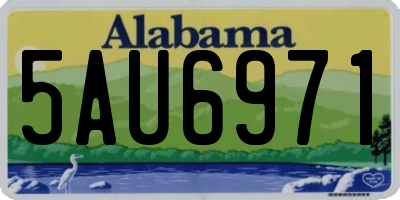 AL license plate 5AU6971