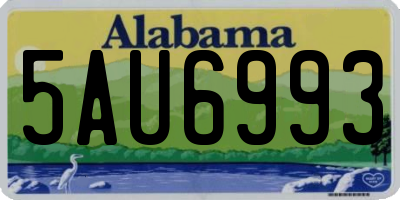 AL license plate 5AU6993