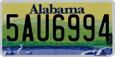 AL license plate 5AU6994