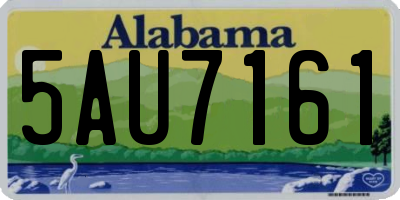 AL license plate 5AU7161