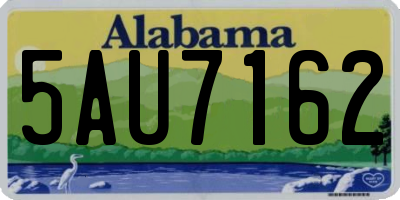 AL license plate 5AU7162