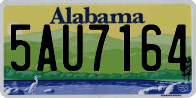 AL license plate 5AU7164