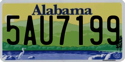 AL license plate 5AU7199