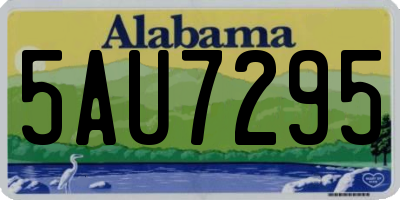 AL license plate 5AU7295