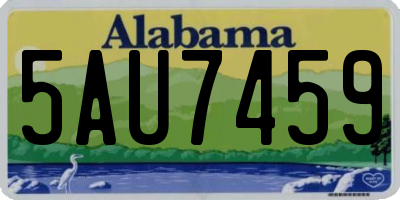 AL license plate 5AU7459