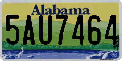 AL license plate 5AU7464