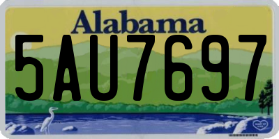 AL license plate 5AU7697