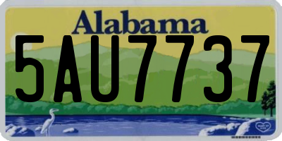 AL license plate 5AU7737