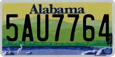 AL license plate 5AU7764