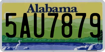 AL license plate 5AU7879