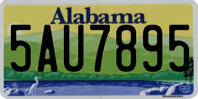 AL license plate 5AU7895