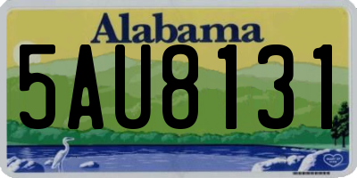 AL license plate 5AU8131