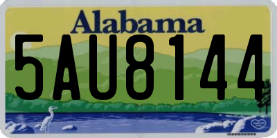 AL license plate 5AU8144